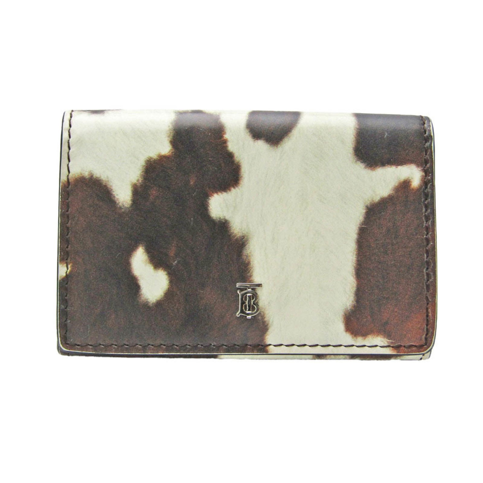 Burberry Continental Cow Print Leather: Burberry Continental Cow Print Leather Brand: Burberry Line: Continental Model: cow print Country of Origin: Italy Type: Wallet (tri-fold) Gender: Women Material: Leather Color: