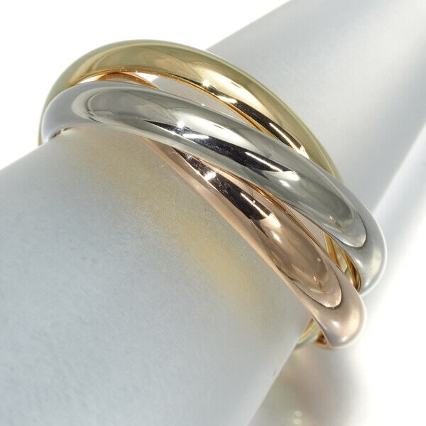 Cartier Ring Trinity 3color EU49 18K: Cartier Ring Trinity 3color EU49 18K Condition: Pre-owned Consignor Notes: ?Pre-owned. Please see Item Description.? Brand: Cartier Metal: Multi-Tone Gold Metal Purity: 18k Type: Ring Mai