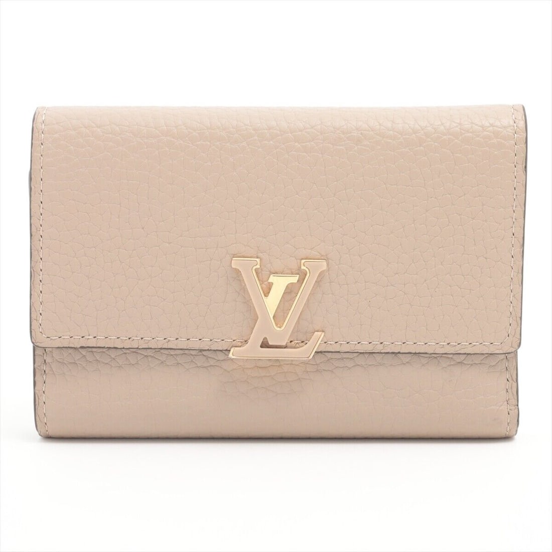 Louis Vuitton Taurillon Clemence Portefeuille Capucines: Louis Vuitton Taurillon Clemence Portefeuille Capucines Condition: Pre-owned Consignor Notes: ?Fair+ : Used with some noticeable scratches and/or stains. A2528805? Brand: Louis Vuitton Type: Compact w