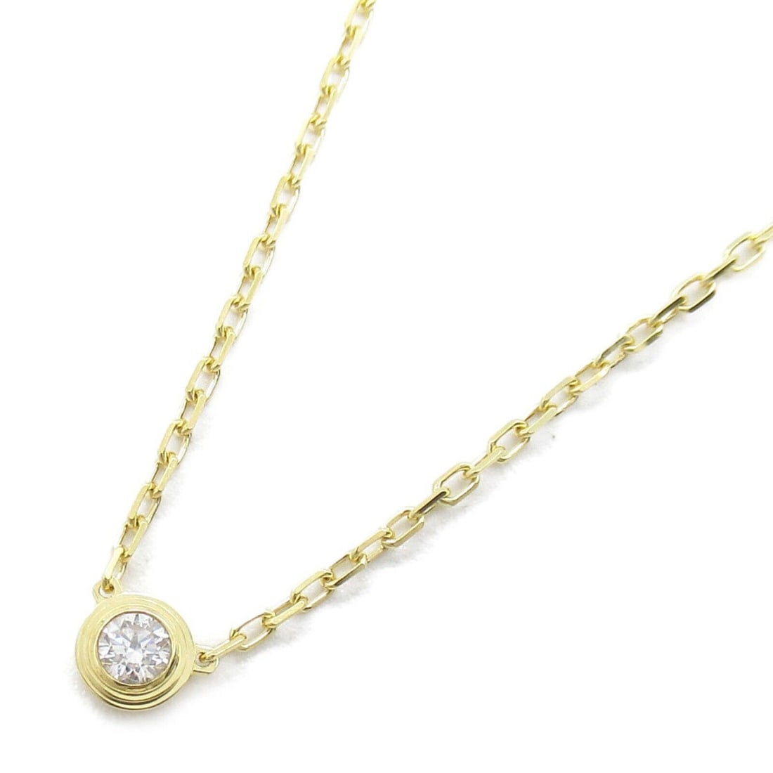 Cartier Diamants Leger de d Amour: Cartier Diamants Leger de d Amour Condition: Pre-owned Consignor Notes: ?Good?There are a few scratches, stains and looks a little used.? Brand: CARTIER Style: Necklace Material: K18 (Yellow Gold)