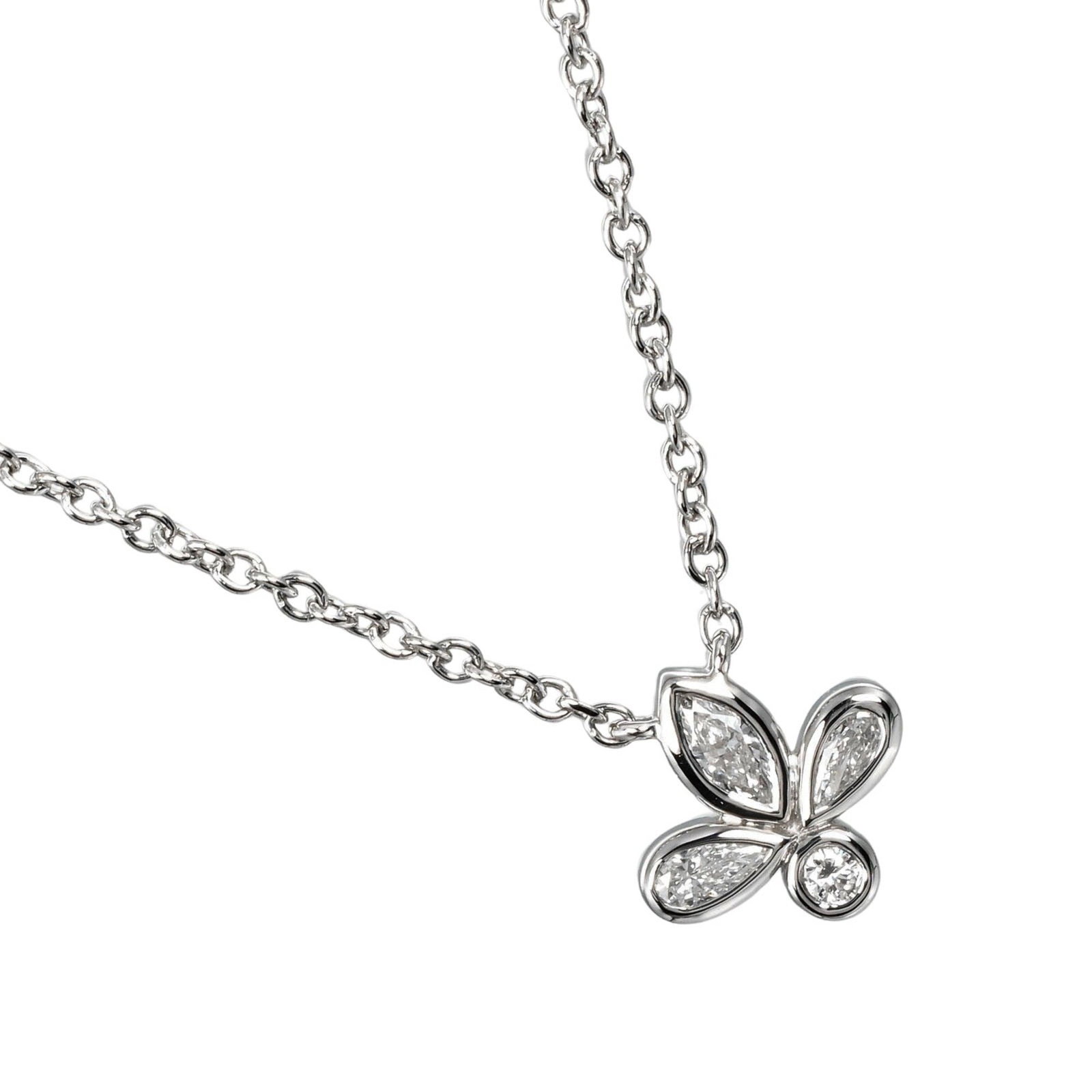 TIFFANY&CO. FLEUR DE LIS NECKLACE PT950: TIFFANY&Co. Fleur de Lis Necklace Pt950 Brand: Tiffany Type: Necklace Material: Platinum 950 Color: None Size: 40 cm / 15.74'' Accessories: None Accessories Notice: When purchasing pre-ow