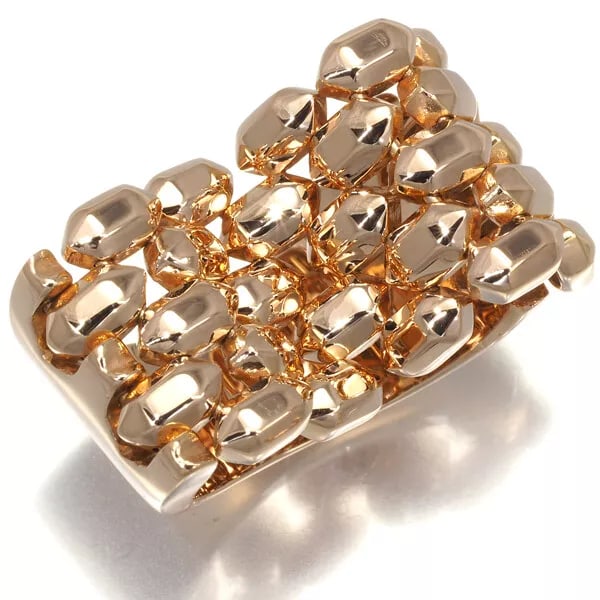 CHIMENTO RING US6.5-6.75 18K 750 ROSE GOLD: CHIMENTO Ring US6.5-6.75 18K 750 Rose Gold Brand: CHIMENTO Type: Ring Material: 18K/750/Rose Gold Color: None Size: 6.5 - 6.75 Accessories: None Accessories Notice: When purchasing pre-ow