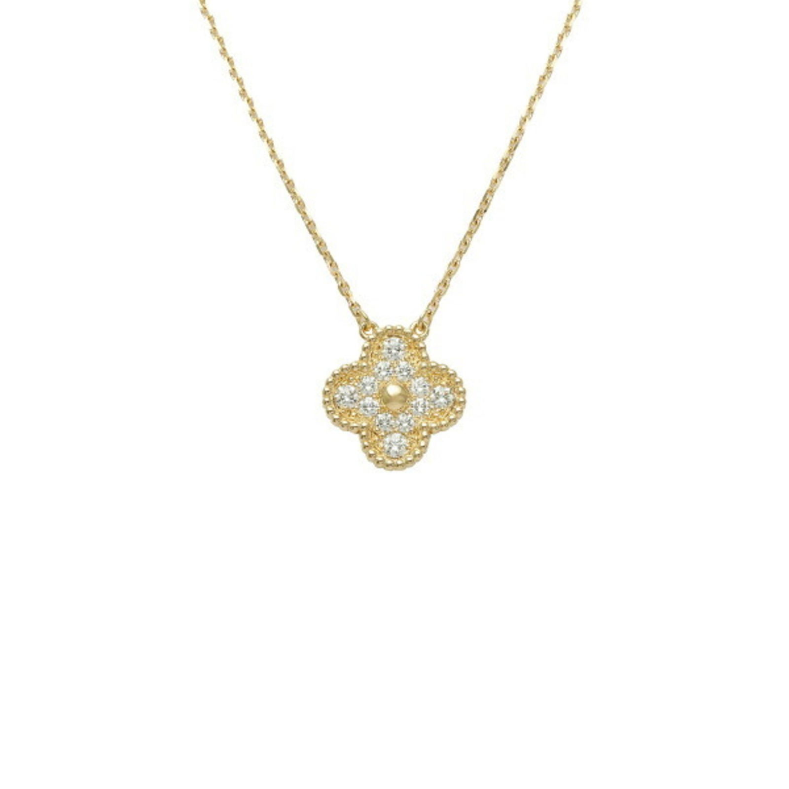 VAN CLEEF & ARPELS VAN CLEEF ARPELS VINTAGE NECKLACE: Van Cleef & Arpels Van Cleef Arpels Vintage Necklace Brand: Van Cleef & Arpels Type: Necklace Material: Yellow gold (18K) Color: Yellow gold Size: Neck Circumference; 42 cm / 16.53'', Pendant Size
