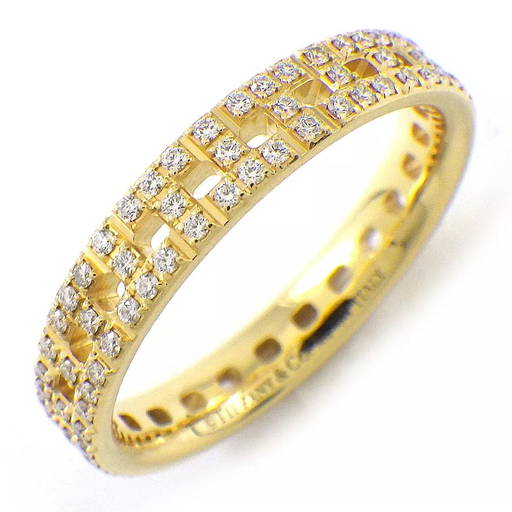 Tiffany & Co. Ring True Narrow Full Circle Pave Diamond