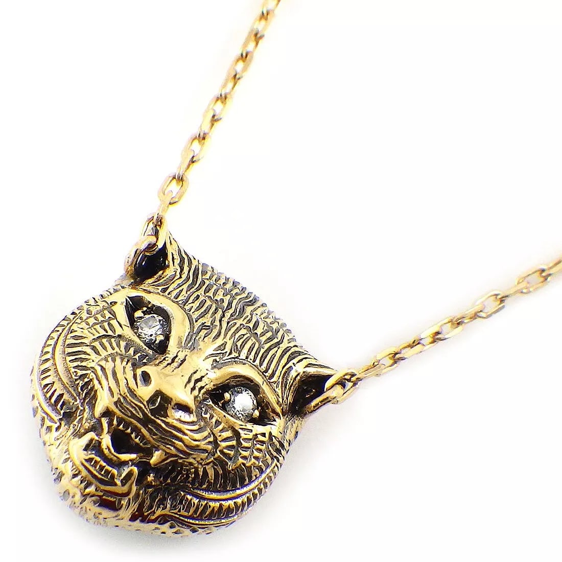 GUCCI Necklace Le Marche des Merveilles: GUCCI Necklace Le Marche des Merveilles Brand: GUCCI Type: Necklace Material: 750(18K) Yellow Gold Color: None Size: Chain Length : 15.74" & 17.51"(inches) / 40.0cm & 44.5cm Accessories: None