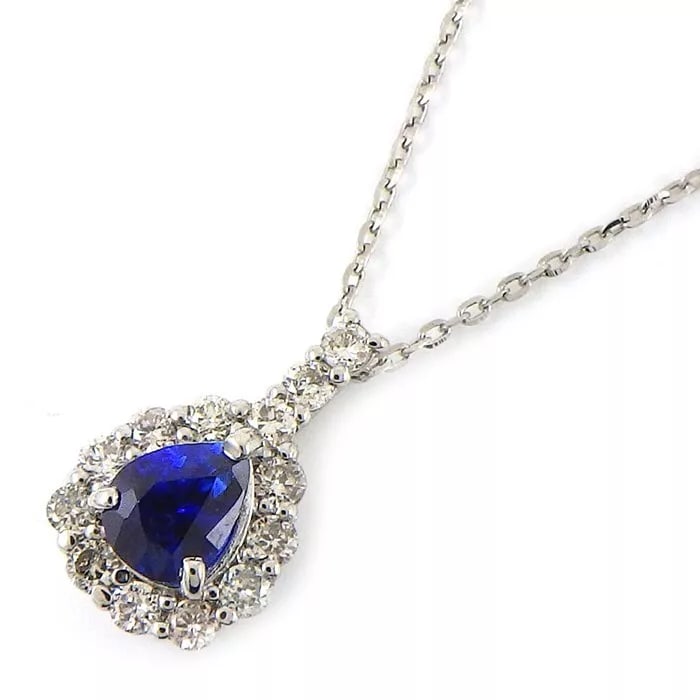 Fine Jewelry Necklace Drop Oval Cut: Fine Jewelry Necklace Drop Oval Cut Brand: Fine Jewelry Type: Necklace Material: PT900 Platinum Color: None Size: Chain Length(Maximum): 17.63"(inches) / 44.8cm Accessories: None Accessor