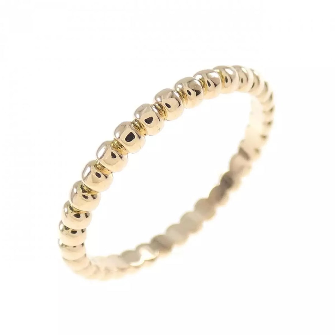VAN CLEEF & ARPELS PERLE RING: Van Cleef & Arpels Perle Ring Brand: Van Cleef & Arpels Type: Ring Material: 750 Pink Gold Color: None Size: 5 Accessories: None Accessories Notice: When purchasing pre-owned goods, pleas