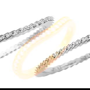 CARTIER BALLERINA HALF ETERNITY RING: CARTIER Ballerina Half Eternity Ring Brand: Cartier Type: Band ring Material: Pink gold (18K) Color: None Size: 4.5 Accessories: None Accessories Notice: When purchasing pre-owned goods,