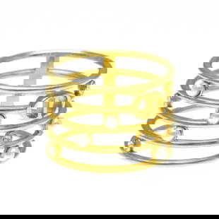 CHRISTIAN DIOR CD RING METAL FASHION BAND RING GOLD: CHRISTIAN DIOR CD Ring Metal Fashion Band Ring Gold Brand: Christian Dior Type: Band ring Material: Metal Color: Gold Size: 6 Accessories: None Accessories Notice: When purchasing pre-owned