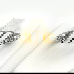 CHRISTIAN DIOR WOMEN'S RING: CHRISTIAN DIOR Women's Ring Brand: Christian Dior Type: Band ring Material: Metal Color: Gold Size: 6.75 - 7 Accessories: None Accessories Notice: When purchasing pre-owned goods, please