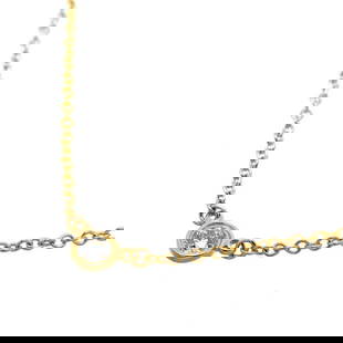 TIFFANY PERETTI BY THE YARD DIAMOND WOMEN'S NECKLACE: Tiffany Peretti By the Yard Diamond Women's Necklace Brand: Tiffany Type: Necklace Material: Yellow gold Color: Yellow Size: Circumference 41 cm / 16.14'', Stone Size (HxW) 3.70mm x 3.70mm /