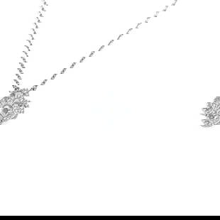 VAN CLEEF & ARPELS ALHAMBRA K18WG WHITE GOLD NECKLACE: Van Cleef & Arpels Alhambra K18WG White Gold Necklace Brand: Van Cleef & Arpels Type: Necklace Material: White gold (18K) Color: None Size: Circumference 40 cm / 15.74'' ,Pendant Size 15mm x
