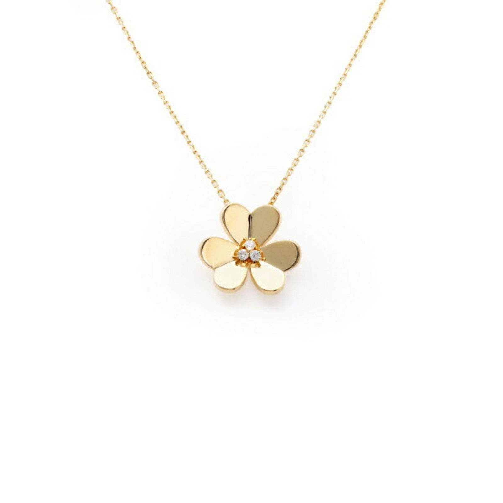VAN CLEEF & ARPELS VAN CLEEF ARPELS FRIVOLE PENDANT: Van Cleef & Arpels Van Cleef Arpels Frivole Pendant Brand: Van Cleef & Arpels Type: Necklace Material: Yellow gold Color: Yellow gold Size: Neck Circumference 46 cm / 18.11'', Pendant Size 21mm x