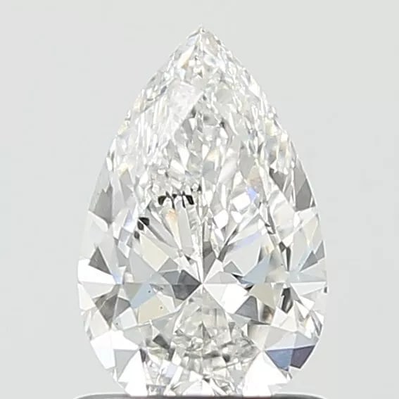 PEAR CUT IGI CERTIFIED LAB GROWN CVD DIAMOND: PEAR Cut IGI CERTIFIED LAB GROWN CVD Diamond Type: Diamond Cut Grade: Excellent Carat: 1 Grade: F SI1 Dimensions: Length: 8.51, Depth: 3.44, Width: 5.41 Accessories: None Accessories Noti