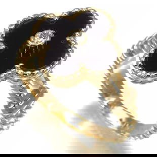 VAN CLEEF & ARPELS RING: Van Cleef & Arpels Ring Brand: Van Cleef & Arpels Type: Ring Material: 18K/750/Yellow Gold Color: None Size: 7.5-7.75 Accessories: None Accessories Notice: When purchasing pre-owned goods,