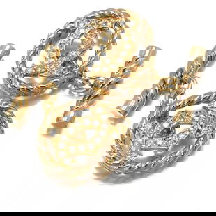 CARTIER RARE CUFFLINKS SINGLE-CUT DIAMOND: Cartier Rare Cufflinks Single-cut Diamond Brand: Cartier Type: Cufflinks Material: 18K/750/Yellow Gold Color: None Size: length: 21.0mm Accessories: None Accessories Notice: When purchasing