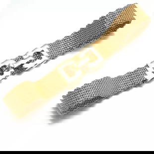 TIFFANY&CO BRACELET MESH: Tiffany&Co Bracelet Mesh Brand: Tiffany & Co. Type: Bracelet Material: 18K/750/Yellow Gold Color: None Size: Width: 9.7mm,circumference: 17cm Accessories: None Accessories Notice: When