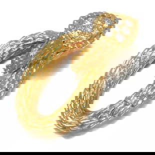 BOUCHERON PENDANT SERPENT BOHEME: BOUCHERON Pendant Serpent Boheme Brand: Boucheron Type: Pendant Material: 18K/750/Yellow Gold Color: None Size: inner diameter: 6.0 x 5.0mm Accessories: None Accessories Notice: When