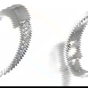 TIFFANY&CO RING LOCK DIAMOND: Tiffany&Co Ring Lock Diamond Brand: Tiffany & Co. Type: Ring Material: 18K/750/White Gold Color: None Size: 4.75 - 5 Accessories: None Accessories Notice: When purchasing pre-owned goods,