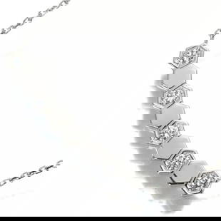 CHAUMET NECKLACE BEE MY LOVE DIAMOND: CHAUMET Necklace Bee My Love Diamond Brand: Chaumet Type: Necklace Material: 18K/750/White Gold Color: None Size: length: 38 / 40 / 42cm Accessories: None Accessories Notice: When purchasing