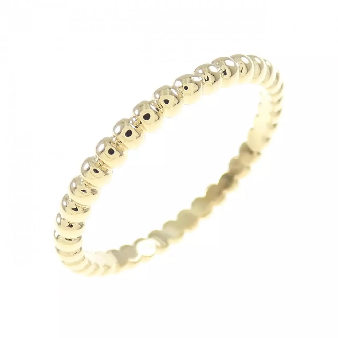 VAN CLEEF & ARPELS PERRELET SMALL RING: Van Cleef & Arpels PERRELET Small Ring Brand: Van Cleef & Arpels Type: Ring Material: 750 Yellow Gold Color: None Size: 6.5-7 Accessories: None Accessories Notice: When purchasing pre-own