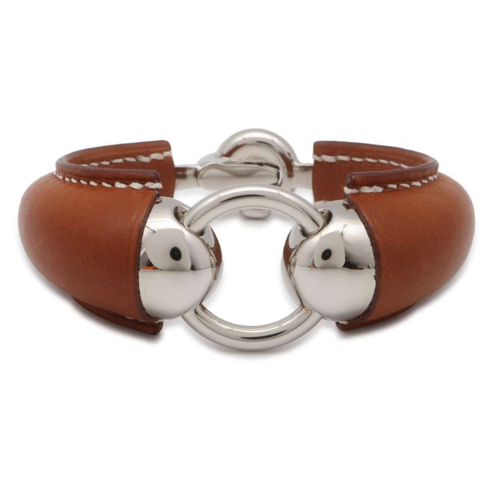 HERMES EPURE EQUESTRE BRACELET: Brand: Hermes Type: Bangle Material: Barenia leather, Metal Length: 15cm / 5.9'' Accessories: Box, Dust bag