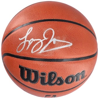 AUTOGRAPHED CHARLOTTE HORNETS LARRY JOHNSON BASKETBALL: Autographed Charlotte Hornets Larry Johnson Basketball Description: Autographed Charlotte Hornets Larry Johnson Authentic Wilson Authentic Series Indoor/Outdoor Basketball NY Elizabeth Will Arrange A