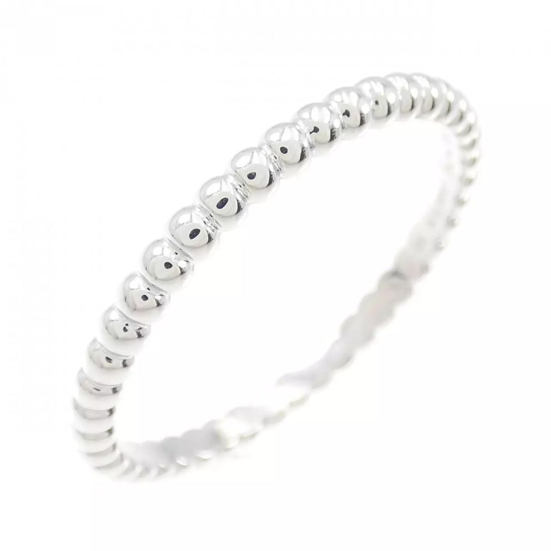 VAN CLEEF & ARPELS PERRELET RING: Van Cleef & Arpels PERRELET Ring Brand: Van Cleef & Arpels Type: Ring Material: 750 White Gold Color: None Size: 10.5 Accessories: None Accessories Notice: When purchasing pre-owned goods