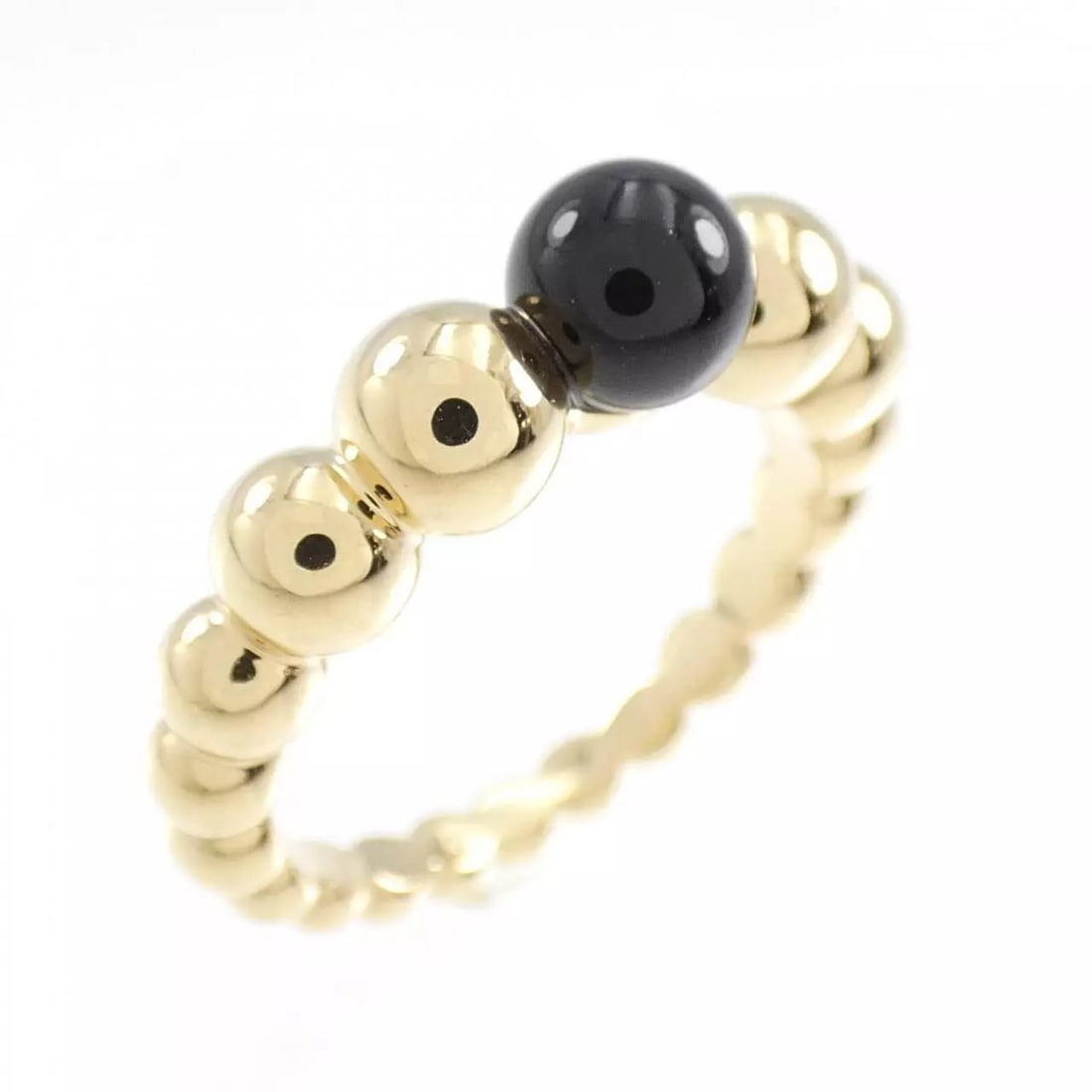 VAN CLEEF & ARPELS PERRELET VARIATION RING: Van Cleef & Arpels PERRELET Variation Ring Brand: Van Cleef & Arpels Type: Ring Material: 750 Yellow Gold Color: None Size: 4-4.5 Accessories: None Accessories Notice: When purchasing pre