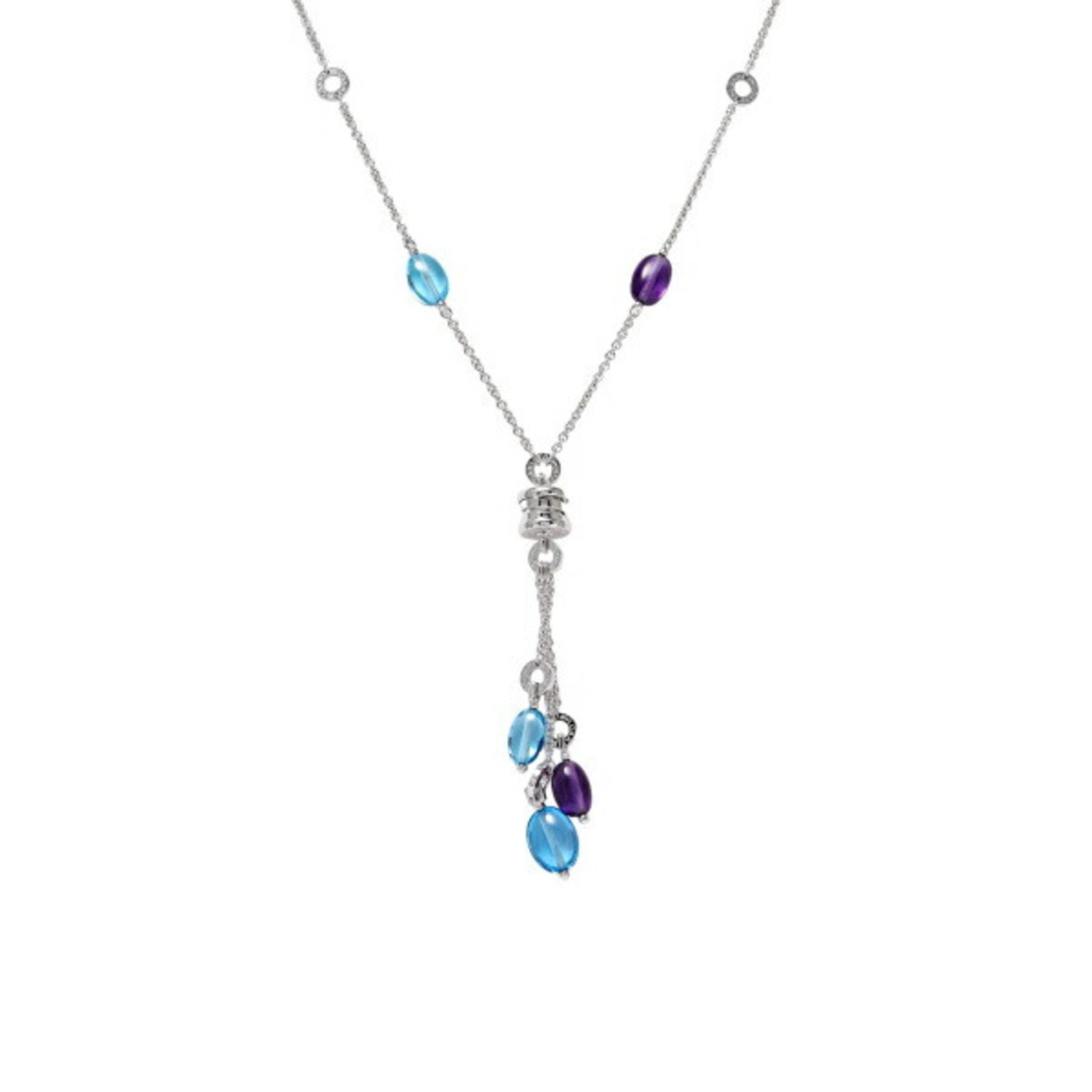 BULGARI K18WG WHITE GOLD NECKLACE: Bulgari K18WG White Gold Necklace Brand: Bvlgari Type: Necklace Material: White gold (18K) Color: None Size: Neck Circumference:45 cm / 17.71'' Accessories: None Accessories Notice: When