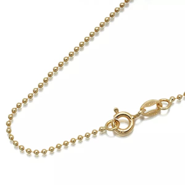 TOUS CHAIN NECKLACE BALL: TOUS Chain Necklace Ball Brand: Tous Type: Necklace Material: 18K/750/Yellow Gold Color: None Size: Necklace length: 40cm Necklace width: 1.2mm Accessories: None Accessories Notice: When