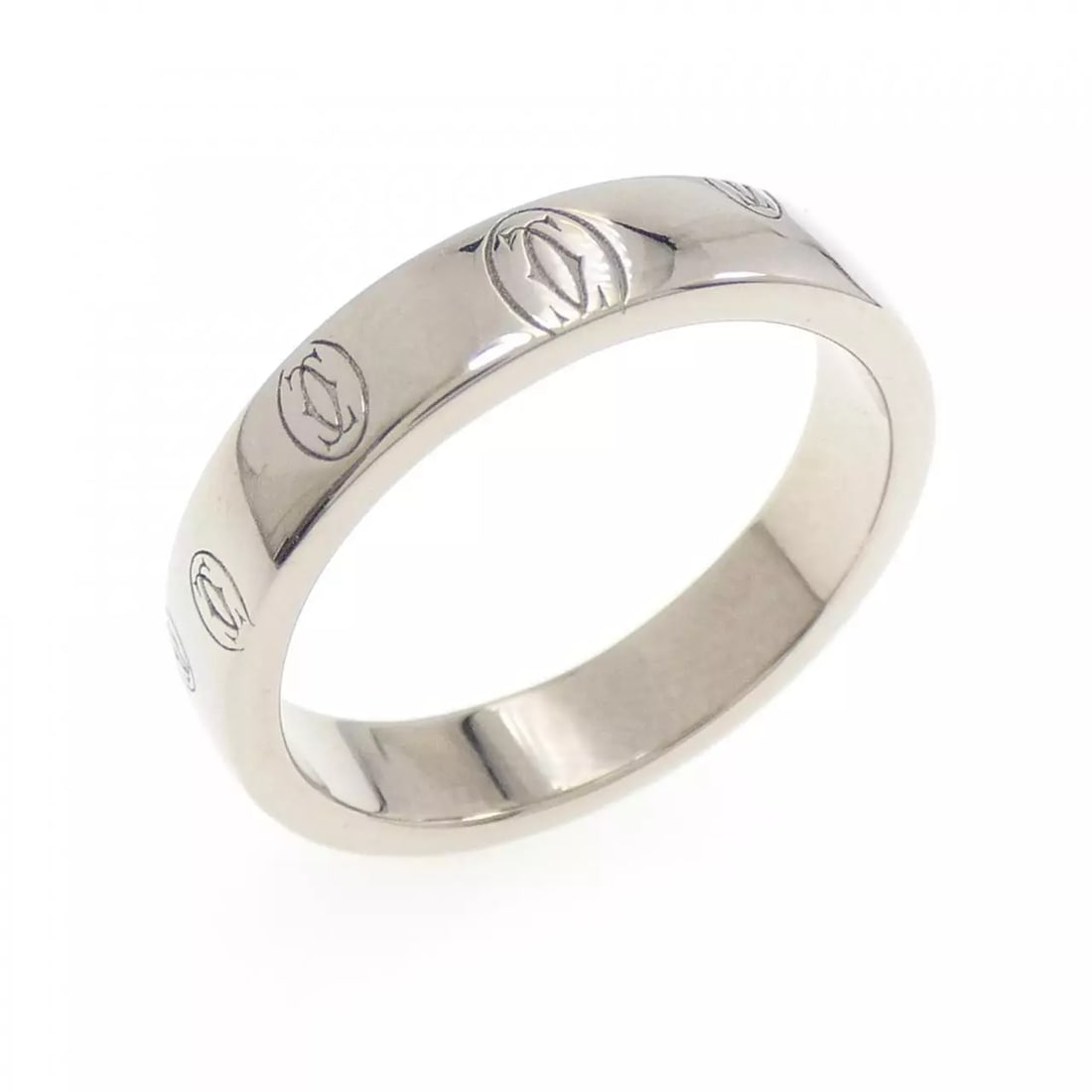CARTIER HAPPY BIRTHDAY RING: Cartier Happy Birthday Ring Brand: Cartier Type: Ring Material: 750 White Gold Color: None Size: 6 Accessories: None Accessories Notice: When purchasing pre-owned goods, please refer to t