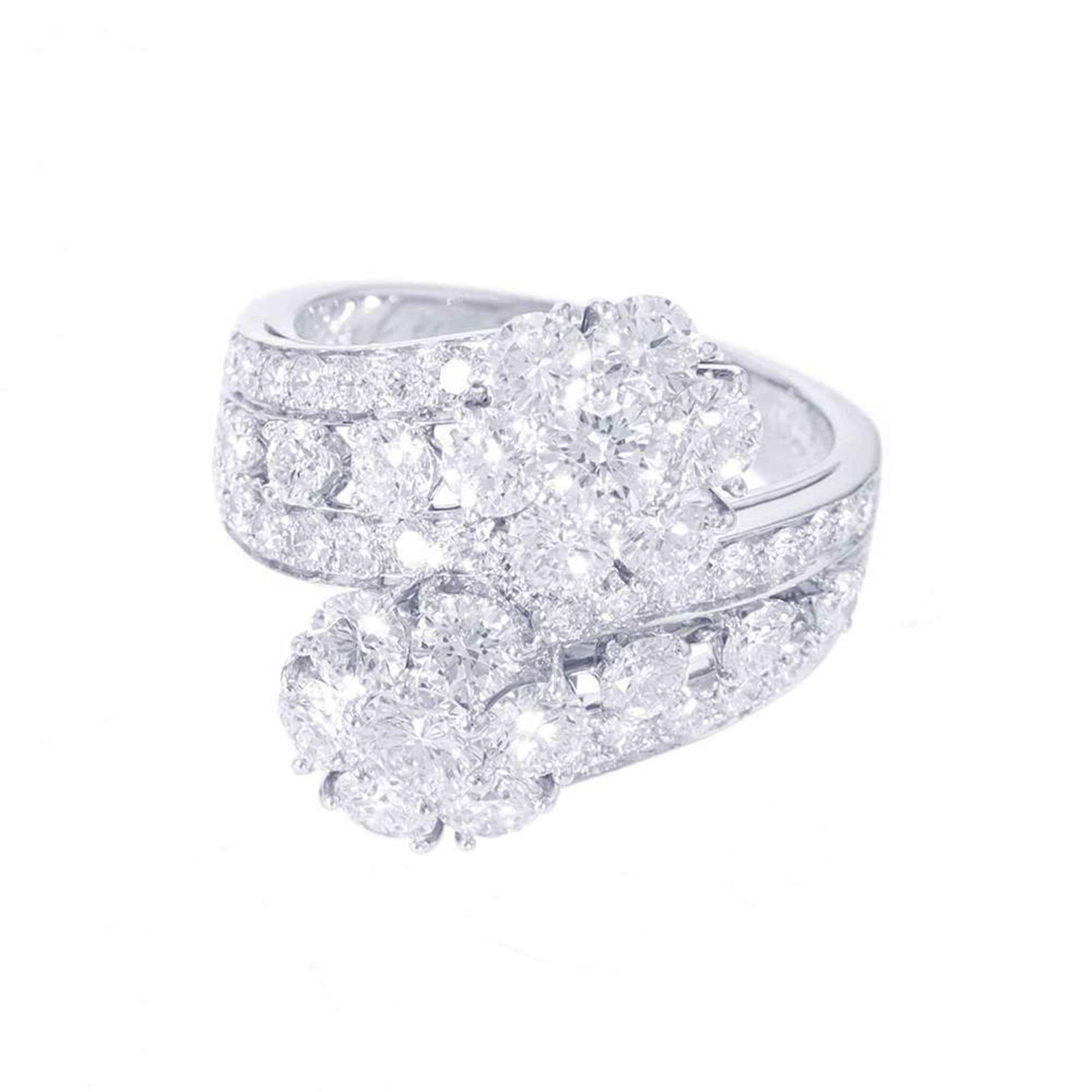 VAN CLEEF & ARPELS RING SNOWFLAKE DIAMOND: Van Cleef & Arpels Ring Snowflake Diamond Brand: Van Cleef & Arpels Type: Band ring Material: Platinum 950 Color: None Size: 6.25 - 6.5 Accessories: None Accessories Notice: When purchasi