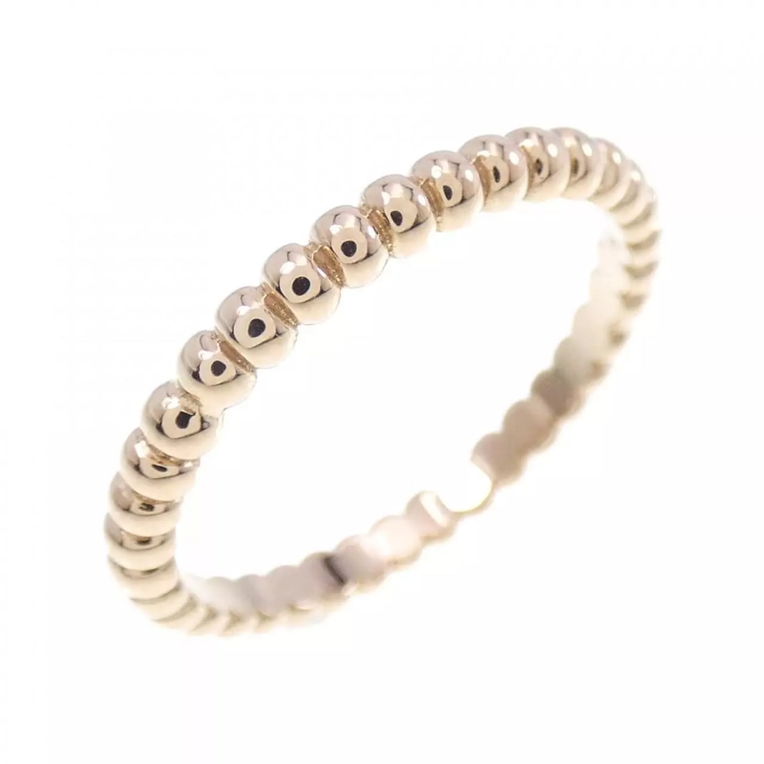 VAN CLEEF & ARPELS PERRELET SMALL RING: Van Cleef & Arpels PERRELET Small Ring Brand: Van Cleef & Arpels Type: Ring Material: 750 Pink Gold Color: None Size: 5.5 Accessories: None Accessories Notice: When purchasing pre-owned g