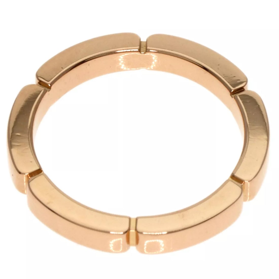 CARTIER RING MAILLON PANTHERE DIAMOND: CARTIER Ring Maillon PANTHERE Diamond Brand: CARTIER Type: Ring Material: K18 Pink Gold Color: Exterior Color Gold Size: 4.25 Accessories: None Accessories Notice: When purchasing pre-own