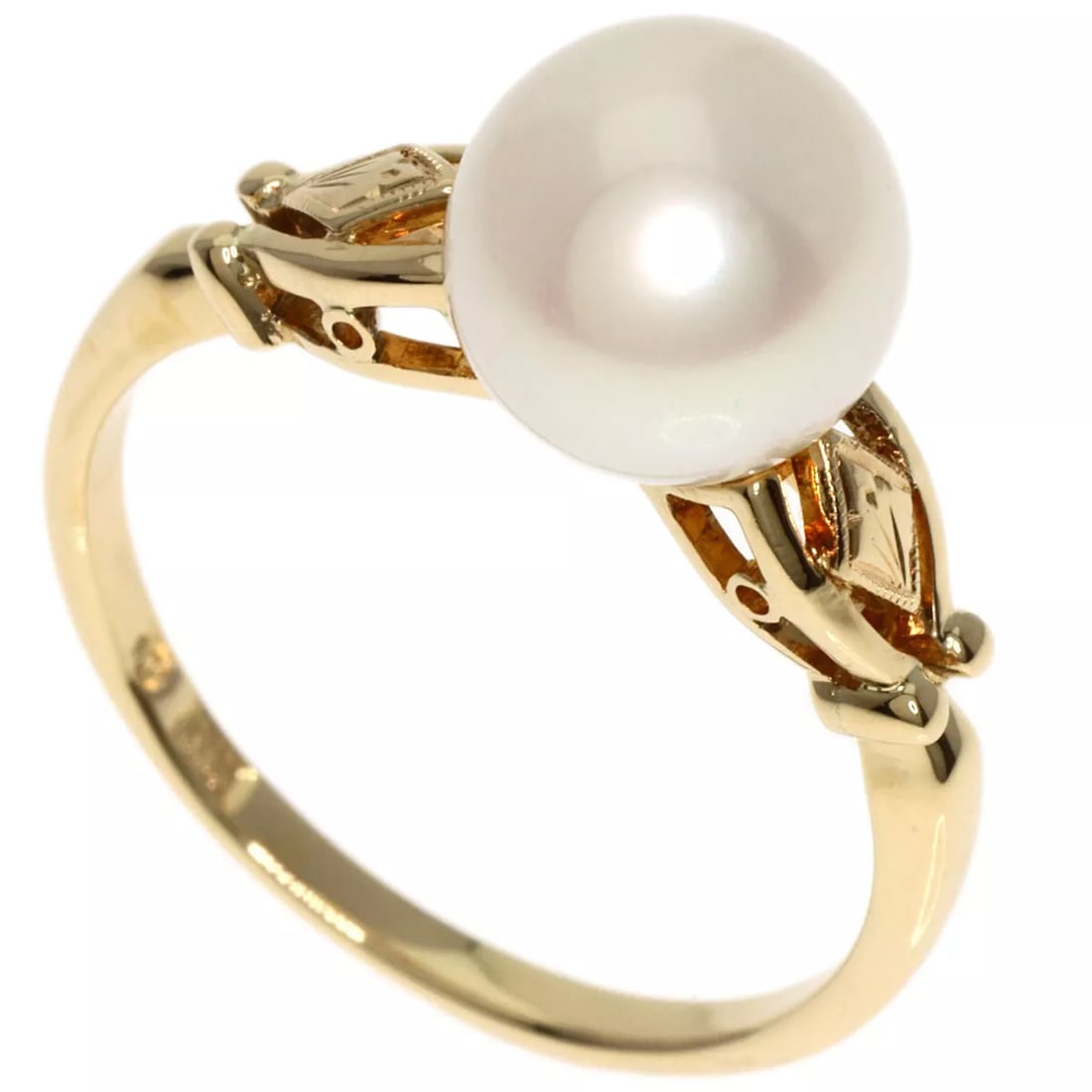MIKIMOTO RING PEARL PEARL K14 YELLOW GOLD: MIKIMOTO Ring Pearl Pearl K14 Yellow Gold Brand: MIKIMOTO Type: Ring Material: K14 Yellow Gold Color: Exterior Color Gold Size: 6.5 Accessories: None Accessories Notice: When purchasing p