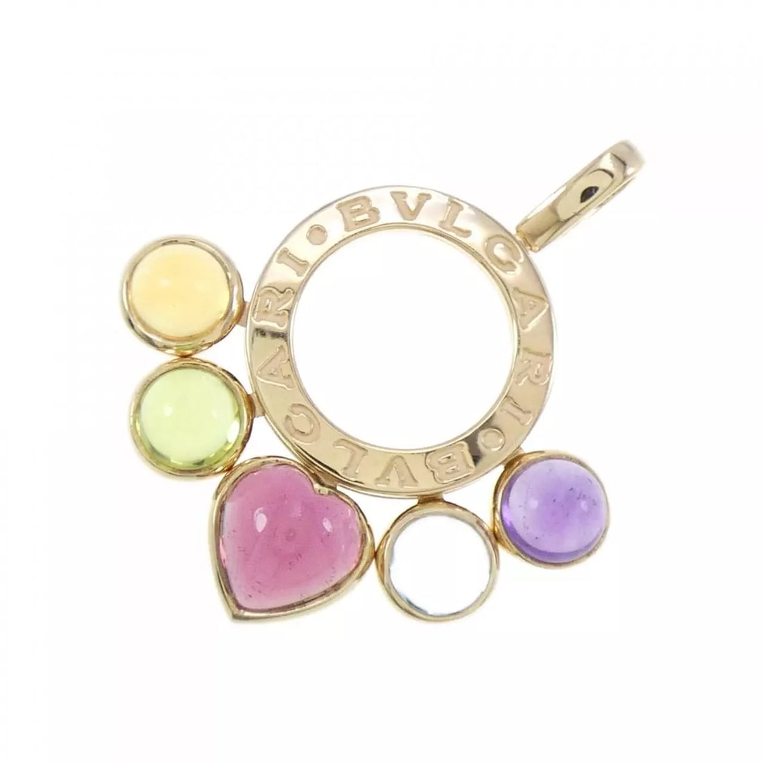 BVLGARI ALLEGRA PENDANT: Bvlgari Allegra Pendant Brand: BVLGARI Type: Pendant Brooch Material: 750 Yellow Gold Color: None Size: HxW: 37.4mmx33.3mm Accessories: None Accessories Notice: When purchasing pre-owned