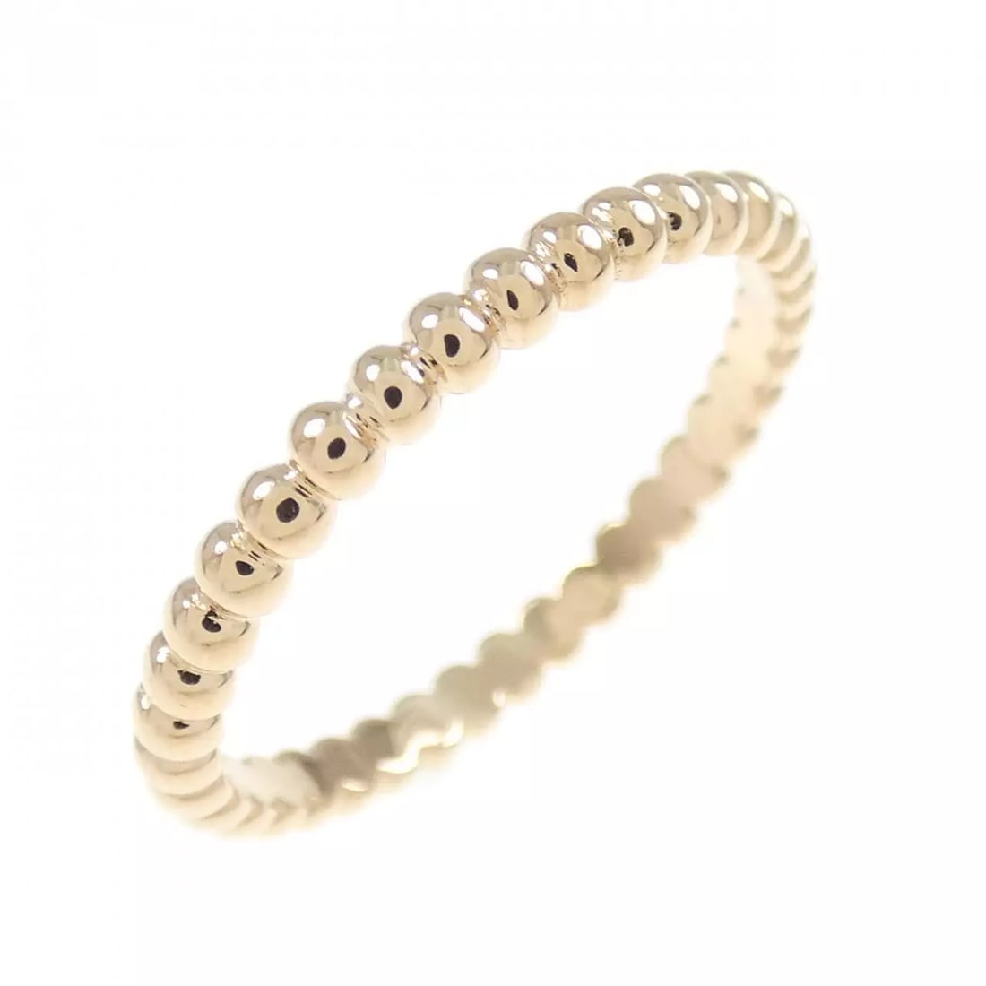 VAN CLEEF & ARPELS PERRELET SMALL RING: Van Cleef & Arpels PERRELET Small Ring Brand: Van Cleef & Arpels Type: Ring Material: 750 Pink Gold Color: None Size: 6.5 Accessories: None Accessories Notice: When purchasing pre-owned g