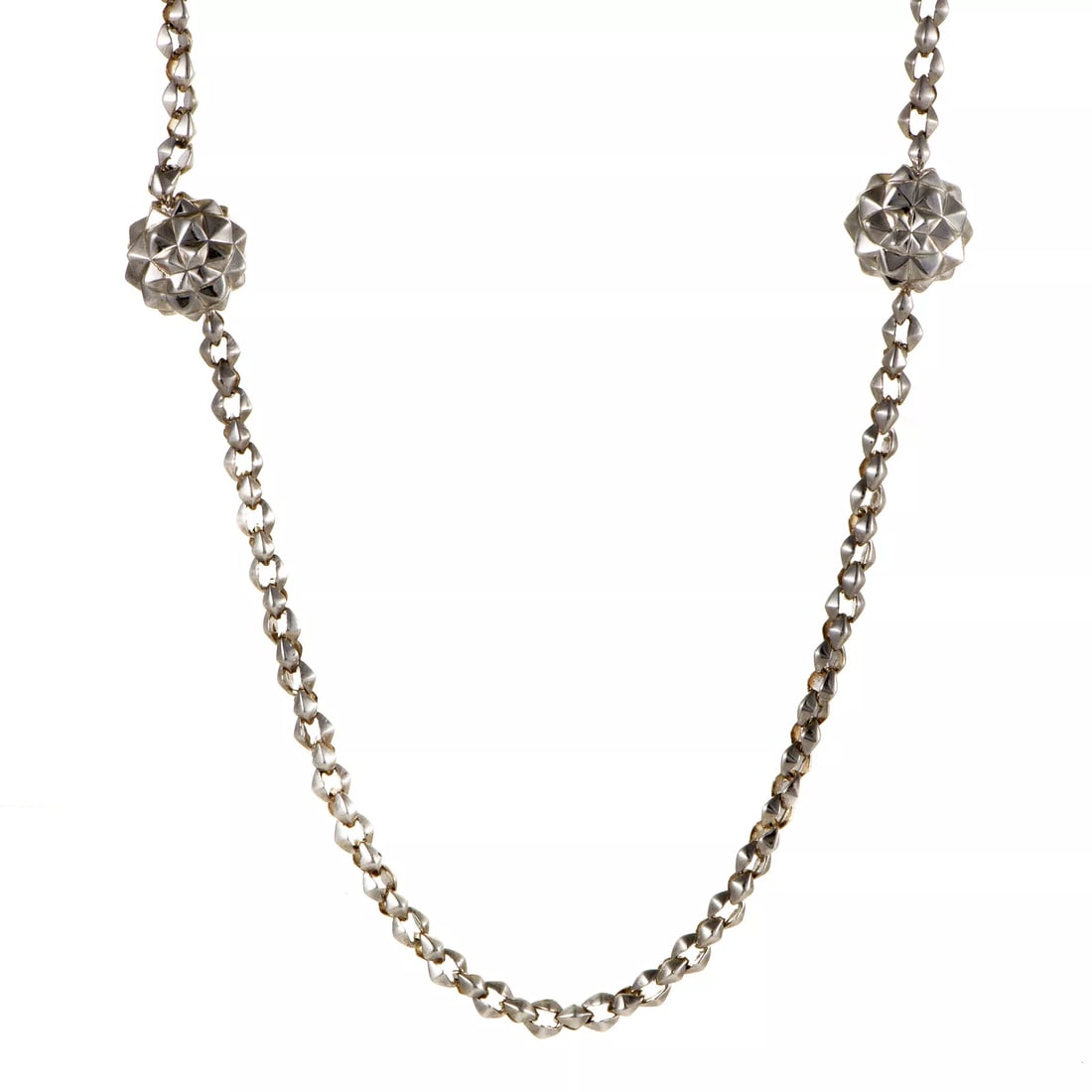 STEPHEN WEBSTER SUPERSTUD WOMENS SILVER SAUTOIR NECKLACE: Stephen Webster Superstud Womens Silver Sautoir Necklace Brand: Hidden Type: Necklace Material: None Color: None Size: None Accessories: None Accessories Notice: When purchasing pre-owned