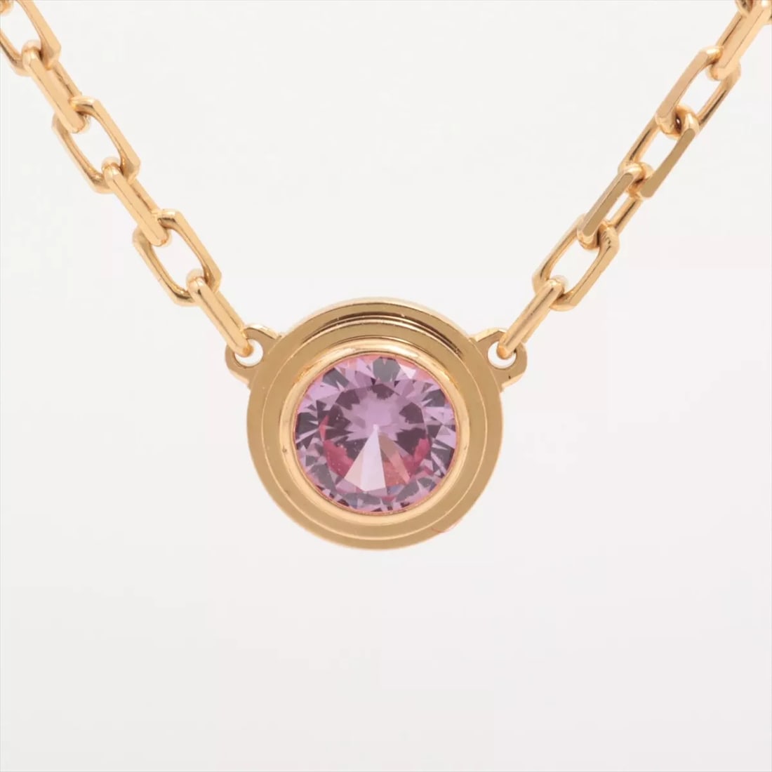 CARTIER DAMENUHR PINK SAPPHIRE NECKLACE: Cartier Damenuhr Pink sapphire Necklace Brand: Cartier Type: Necklace Material: See description Color: Not Specified Size: Chain length: 40.9 Accessories: None Accessories Notice: When pu