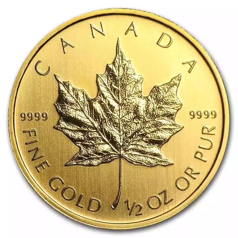 CANADA GOLD MAPLE LEAF: Canada Gold Maple Leaf Brand/Mint: NOne Coin: NOne Grade: NOne Total Precious: NOne Precious Metal Content per Unit: NOne Brand: Canada - Royal Canadian Mint Fineness: 0.9999 Den