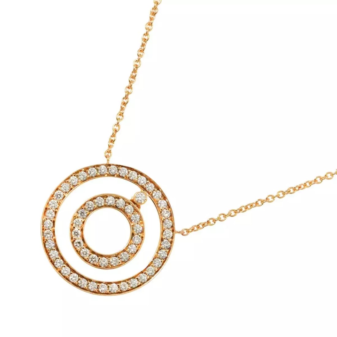 CRIVELLI DIAMOND NECKLACE 18K PG WG: CRIVELLI Diamond Necklace 18K PG WG Brand: CRIVELLI Type: Necklace Material: 750 Pink White Gold Color: Pink Gold Size: Internal circumference of the chain: 17.7inch to 16.5inch Top Charm:W21.6 x