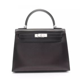 HERMES KELLY 28 HAND BAG J OUTSIDE STITCHED BOX (1 of 10)