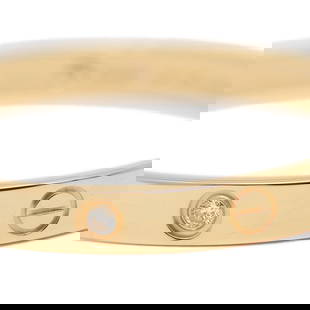CARTIER LOVE BRACELET CLASSIC K18YG 4P DIAMOND: CARTIER Love Bracelet Classic K18YG 4P Diamond Brand: Cartier Type: Charm bracelet Material: Yellow gold (18K) Color: Yellow gold Size: 16 Length 15cm / 5.9'' Accessories: None Accessorie