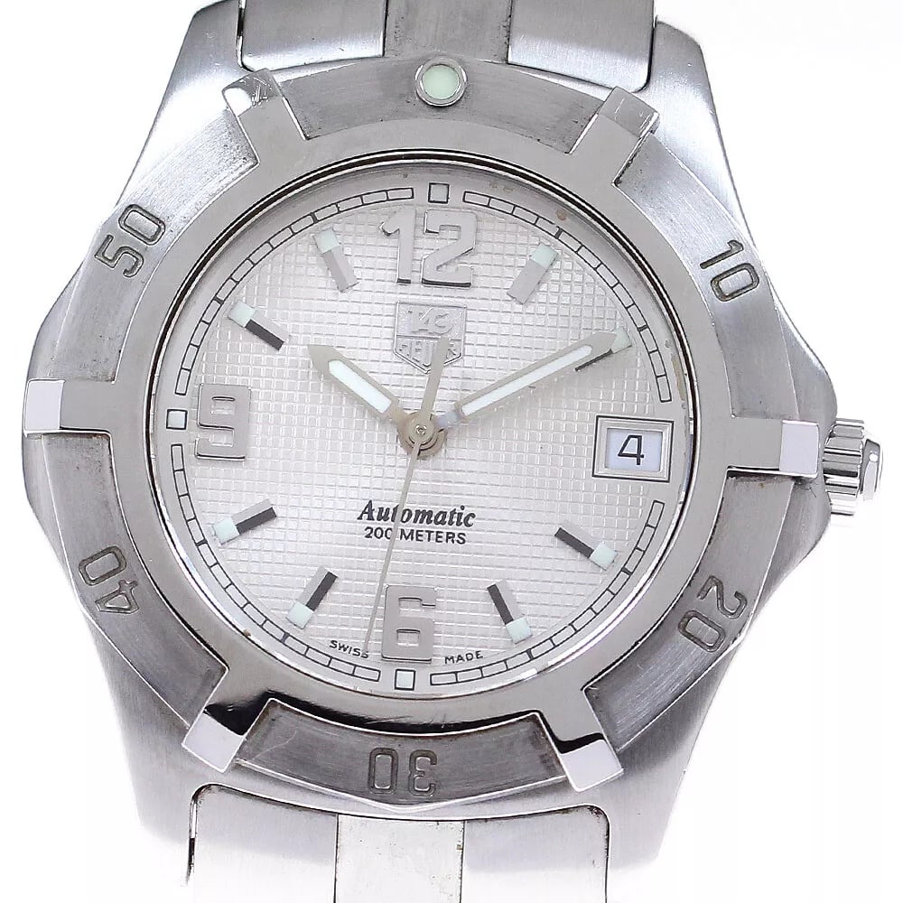 TAG HEUER EXCLUSIVE SILVER DIAL AUTOMATIC MEN'S WATCH: TAG HEUER Exclusive Silver Dial Automatic Men's Watch Brand: TAG HEUER Type: Wristwatch Material: Stainless Steel Color: Band Color Silver, Dial Color Silver, Case Color Silver Size: Case size: 39