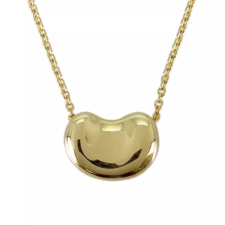 TIFFANY&CO. ELSA PERETTI BEAN YELLOW GOLD NECKLACE: TIFFANY&Co. Elsa Peretti Bean Yellow gold Necklace Brand: TIFFANY&Co. Type: Necklace Material: 18K Yellow Gold Color: Gold Size: Necklace full Length: 39cm Accessories: None Accessories N