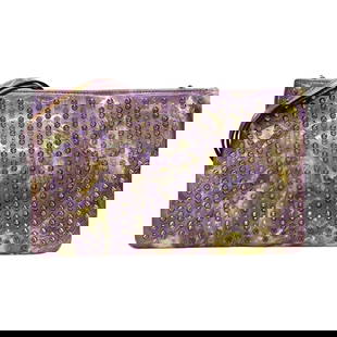 CHRISTIAN LOUBOUTIN - PURPLE CREAM MULTI SHOULDER BAG: CHRISTIAN LOUBOUTIN - Purple Cream Multi Shoulder Bag Brand: CHRISTIAN LOUBOUTIN Type: Shoulder Bag Material: Patent Leather Color: Purple, Cream, Multi Size: None Accessories: None Acces