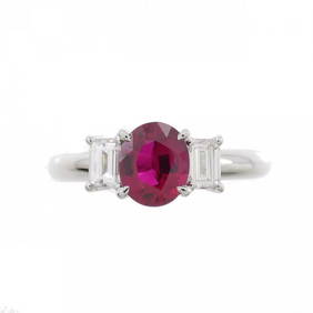MIKIMOTO RUBY RING BURMESE (1 of 3)