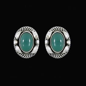 LEIF ULRICH DAURUP - COPENHAGEN STERLING SILVER EAR CLIPS (1 of 2)