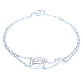 HARRY WINSTON HW LOGO 18K WHITE GOLD BRACELET DIAMOND (1 of 5)